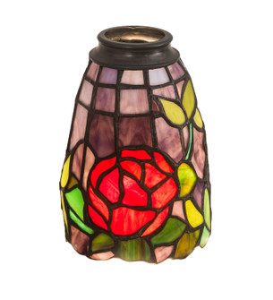Rosebush Fan Light Shade in Pr Burgundy Orange (57|27465)