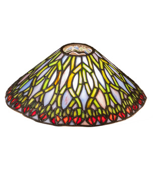 Red Rosebud Shade in Craftsman Brown (57|27246)