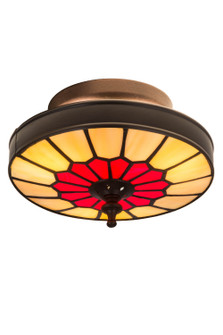 Vincent Three Light Flushmount in Craftsman Brown (57|27058)
