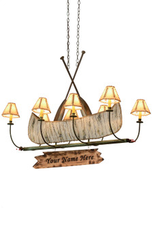 Personalized Eight Light Chandelier in Tarnished Copper (57|26965)