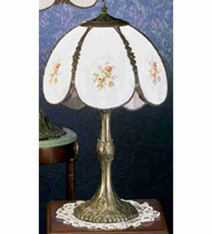 Rose Bouquet One Light Table Lamp in Cai Pink (57|26817)