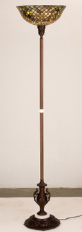Fishscale One Light Torchiere in Mahogany Bronze (57|26626)