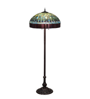 Tiffany Candice Three Light Floor Lamp in Mahogany Bronze (57|26491)