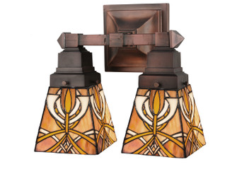 Glasgow Bungalow Two Light Wall Sconce in Mahogany Bronze (57|26483)