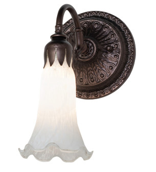 White One Light Wall Sconce in Mahogany Bronze (57|261101)