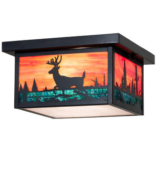 Hyde Park Two Light Flushmount in Craftsman Brown On Brass (57|260082) Hyde Park Two Light Flushmount in Craftsman Brown On Brass (57|260082)