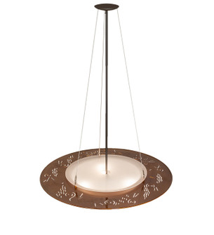 Metro Fusion Three Light Pendant in Oil Rubbed Bronze & Transparent Copper (57|259617)