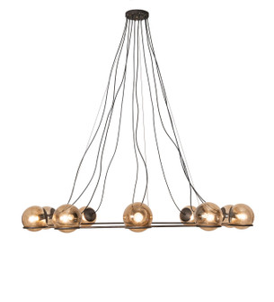 Tyngsboro Ten Light Pendant in Blackened Steel (57|259041)