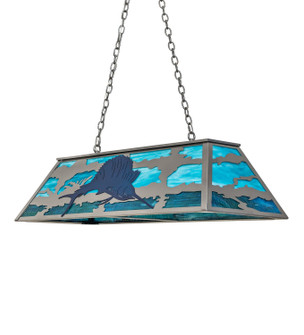 Sailfish Six Light Pendant in Steel (57|258788)