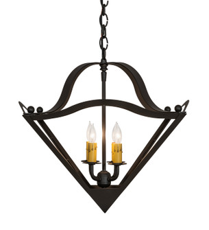 Zale Four Light Pendant in Wrought Iron (57|256645)