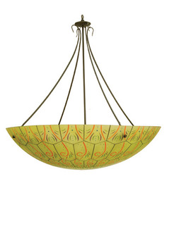 Hand Painted LED Pendant in Timeless Bronze (57|254757)