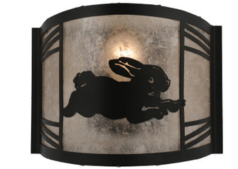Rabbit On The Loose LED Wall Sconce in Textured Black (57|254696)