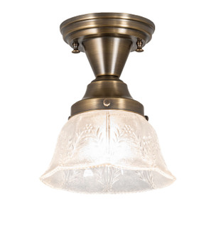 Revival One Light Flushmount in Antique Brass (57|254404)