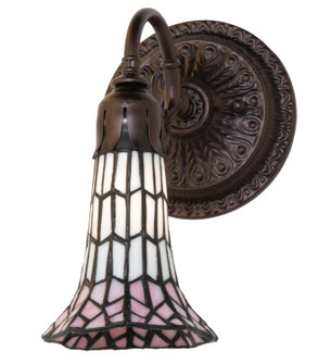 Stained Glass Pond Lily One Light Wall Sconce in Mahogany Bronze (57|251871)