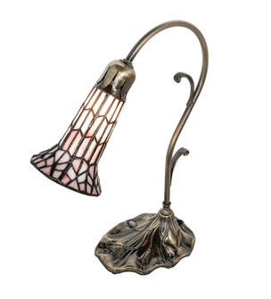 Stained Glass Pond Lily One Light Mini Lamp in Antique Brass (57|251852)