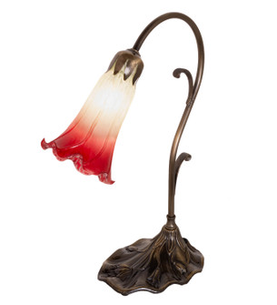 Seafoam/Cranberry Mini Lamp in Antique Brass (57|251845)
