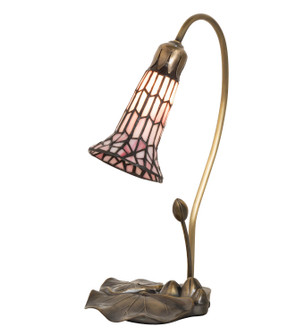 Stained Glass Pond Lily One Light Accent Lamp in Antique Copper (57|251570)