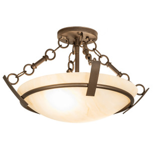 Covina Two Light Semi-Flushmount in Tyler Bronze (57|251128)