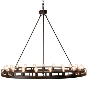 Barbury 20 Light Chandelier in Textured Black (57|251053)