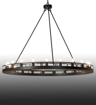 Barbury 20 Light Chandelier in Black Metal (57|251053)