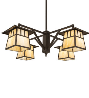 Stillwater Four Light Chandelier in Craftsman Brown (57|250681)