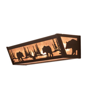 Bear At Lake Four Light Vanity in Oil Rubbed Bronze (57|250527)