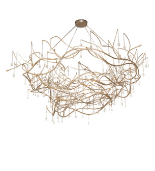 Crystal Tear Drop 32 Light Chandelier in Champagne Metallic (57|250516)