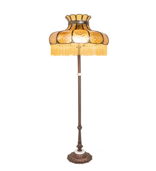 Frederick Three Light Floor Lamp in Craftsman Brown Highlights Mahogany Bronze (57|250201)