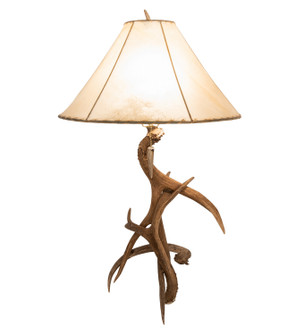 Antlers One Light Table Lamp in Natural Rawhide/Amber/Off-White Naturally Shed (57|249163)