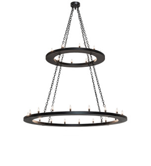 Loxley LED Chandelier in Textured Black (57|247852)