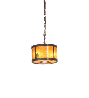 Fulton Three Light Pendant in Dark Burnished Antique Copper (57|247785)