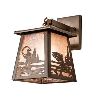 Fly Fisherman One Light Wall Sconce in AntiQue Copper (57|247451)