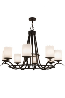 Octavia Eight Light Chandelier in Oil Rubbed Bronze (57|247296)