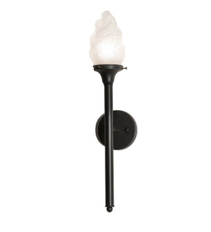 Rhodes One Light Wall Sconce in Solar Black (57|246580)
