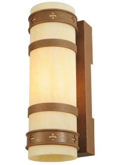 Byzantine One Light Wall Sconce in Black Metal (57|245576)