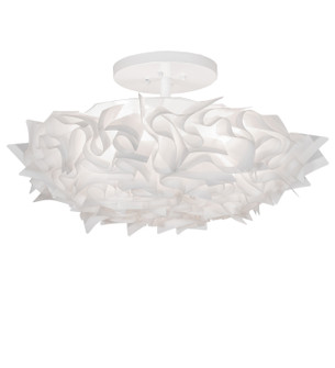 Paper Meringue Southland LED Flushmount in White Powdercoat (57|245493)