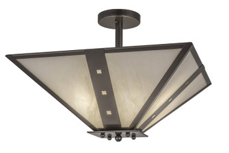 Zandra Four Light Semi-Flushmount in Bronze (57|245112)