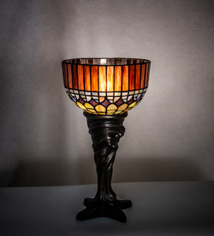 Tiffany Candice One Light Mini Lamp in Mahogany Bronze Mahogany Bronze (57|244895)
