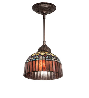 Tiffany Candice One Light Mini Pendant in Mahogany Bronze Mahogany Bronze (57|244872)