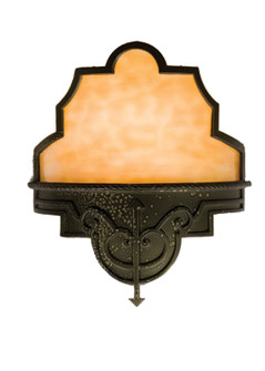 Theatre Deco One Light Wall Sconce in Ba Glass (57|24472)