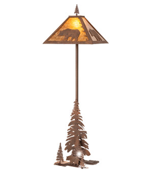 Lone Bear Two Light Floor Lamp in Hand Painted Rust Hand Painted Rust (57|244686)
