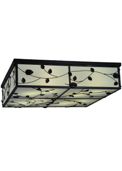 Ivy Eight Light Flushmount in Textured Black (57|244668)