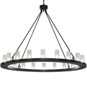 Loxley 20 Light Chandelier in Solar Black (57|244608)