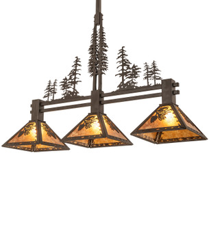 Winter Pine Three Light Island Pendant in Oil Rubbed Bronze (57|244585)