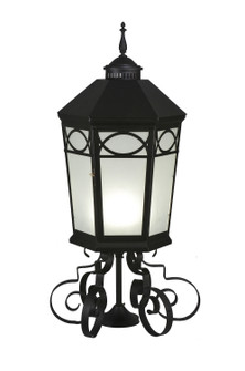 Restored One Light Post Mount in Black (57|243501)
