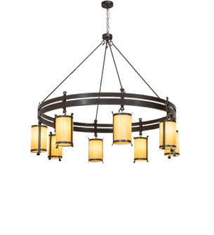 Beartooth Eight Light Chandelier in Timeless Bronze (57|243019)