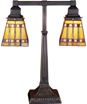 Prairie Corn Two Light Table Lamp in Rust (57|24286)