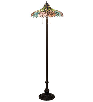Wisteria Three Light Floor Lamp in Mahogany Bronze (57|242789)