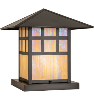 Seneca One Light Pier Mount in Craftsman Brown (57|242706)