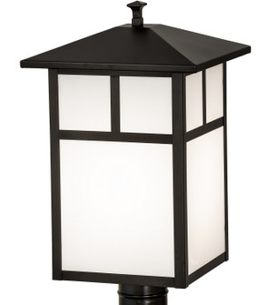 Seneca One Light Post Mount in Craftsman Brown On Brass (57|242577)